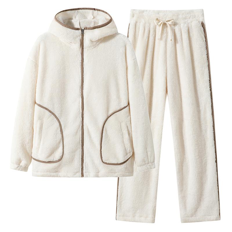 Пижама из кораллового флиса для мужчин на зиму, с толстой фланелью для тепла и домашней одежды, комплект размера плюс L белый
Пижама из кораллового флиса для мужчин на зиму, с толстой фланелью для тепла и домашней одежды, комплект размера плюс L белый