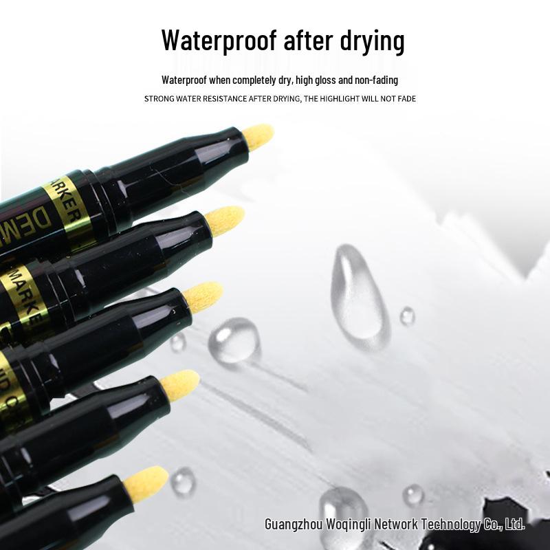 Electroplated Waterproof Paint Marker Pen for Touch-up & Repair - Available in 3.0/2.0/0.7 Sizes Gold 2.0mm Single (6 pens/card)
Electroplated Waterproof Paint Marker Pen for Touch-up & Repair - Available in 3.0/2.0/0.7 Sizes Gold 2.0mm Single (6 pens/card)