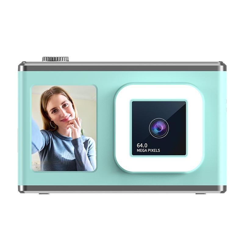 64MP Dual Lens CCD Digital Camera 1080P HD Video Recorder with Selfie Fill Light 2.4 Screen Portable Retro Camera for Students Vlogging NO Card зелений
64MP Dual Lens CCD Digital Camera 1080P HD Video Recorder with Selfie Fill Light 2.4 Screen Portable Retro Camera for Students Vlogging NO Card зелений
