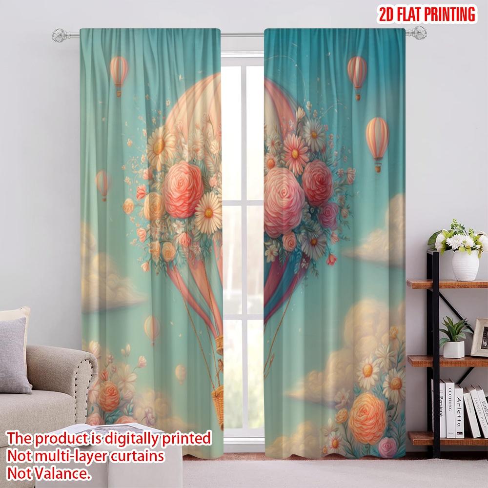 2pcs 2D flat printing Curtains Vintage floral air balloon Digital Printed Polyester Drapes Holiday Decorations for Po 100*130 HOOK 1pcs
2pcs 2D flat printing Curtains Vintage floral air balloon Digital Printed Polyester Drapes Holiday Decorations for Po 100*130 HOOK 1pcs