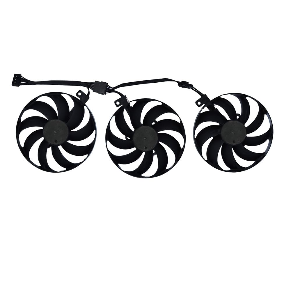 ASUS TUF RTX 3080 V2 GAMING OC 3060 3070 Ti O8G Graphics Card Cooling Fan 3080Ti, 12GB, (3-Piece Set, CF9010U12S)
ASUS TUF RTX 3080 V2 GAMING OC 3060 3070 Ti O8G Graphics Card Cooling Fan 3080Ti, 12GB, (3-Piece Set, CF9010U12S)