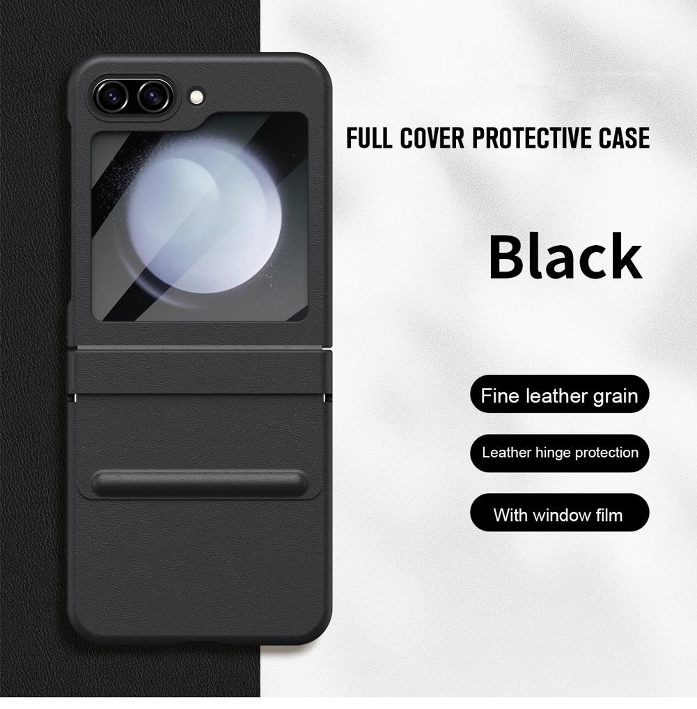 Retractable Delicate Leather Grain Hinged Glass Protective Film Case For Samsung Z Flip 7 FE Galaxy Z Flip 6 5 4 Protect Cover Galaxy Z Flip5
Retractable Delicate Leather Grain Hinged Glass Protective Film Case For Samsung Z Flip 7 FE Galaxy Z Flip 6 5 4 Protect Cover Galaxy Z Flip5