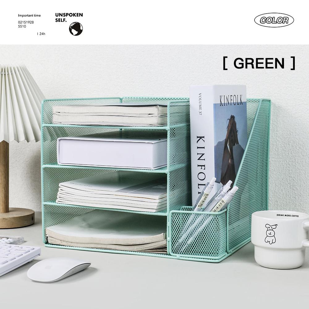 Office desktop file rack, metal book stand, multi-functional integrated storage rack, office supplies folder storage box зелений
Office desktop file rack, metal book stand, multi-functional integrated storage rack, office supplies folder storage box зелений