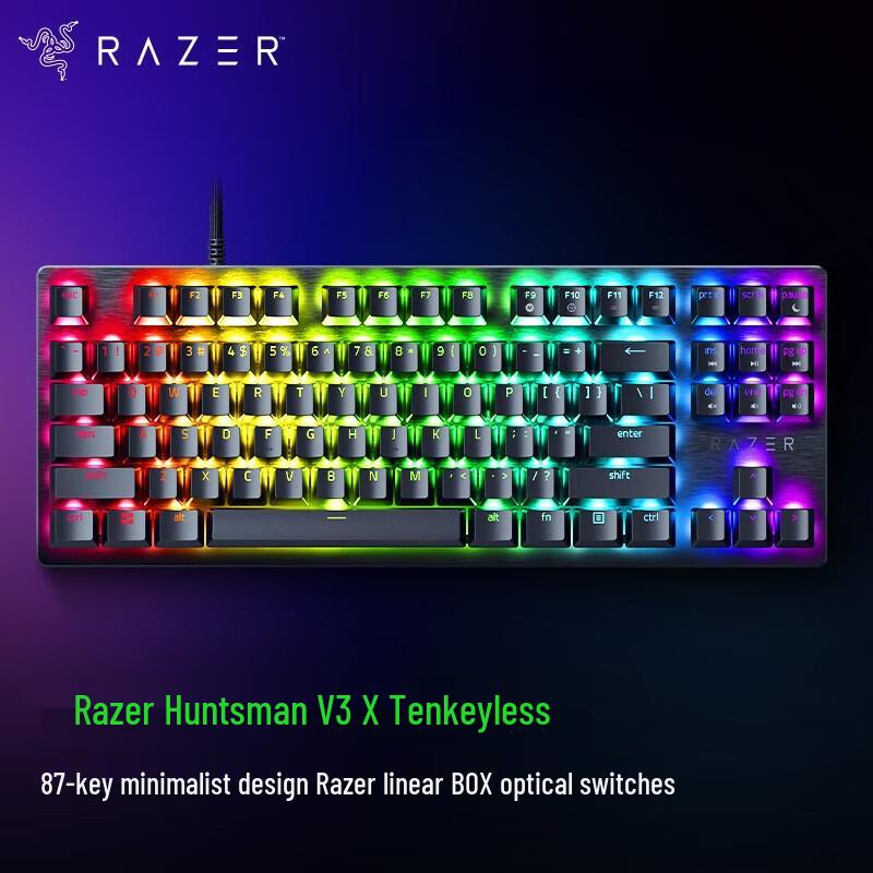 Razer Huntsman V3 X TKL Mechanical Gaming Keyboard
Razer Huntsman V3 X TKL Mechanical Gaming Keyboard