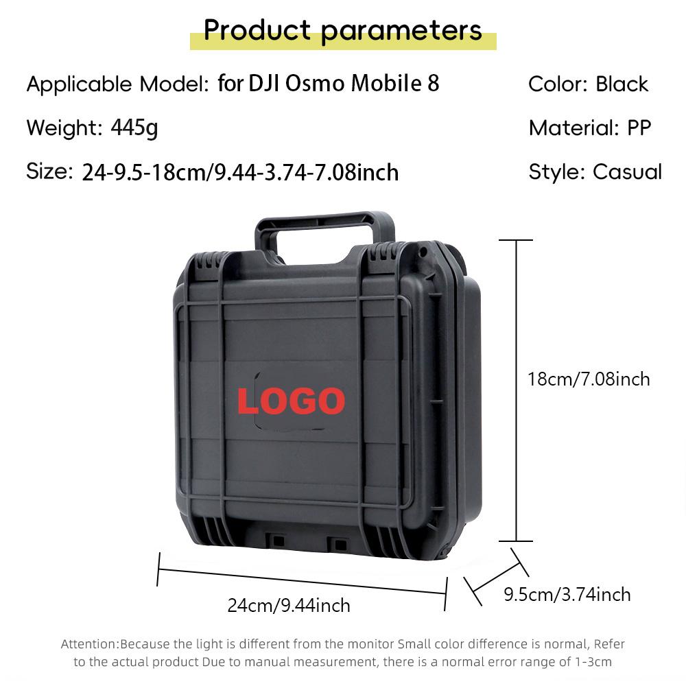Explosion-proof Box For DJI Osmo Mobile 8 Hard Shell Storage Case Travel Portable Bag For DJI OM 8 Handheld Gimbal Accessories
Explosion-proof Box For DJI Osmo Mobile 8 Hard Shell Storage Case Travel Portable Bag For DJI OM 8 Handheld Gimbal Accessories