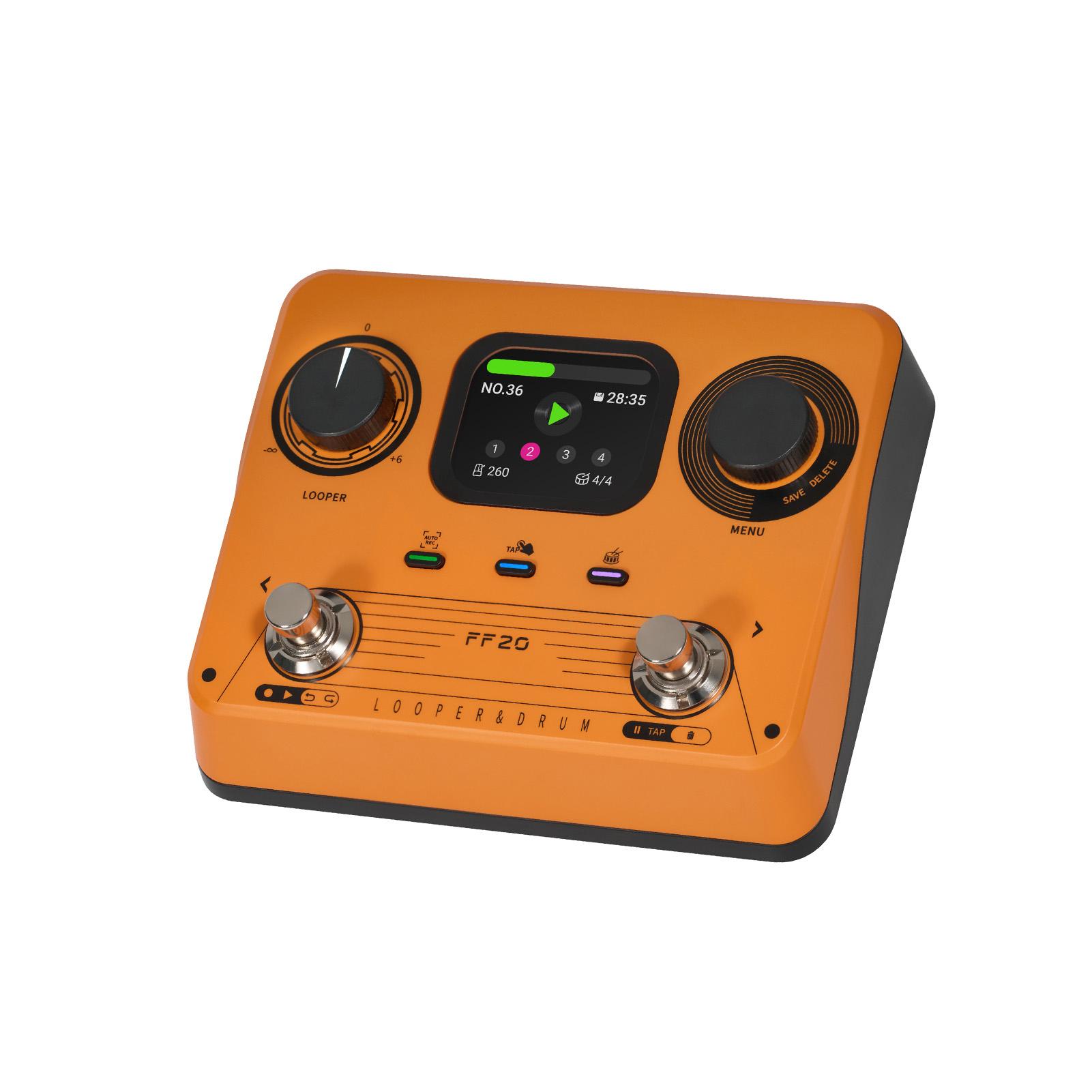 Педаль гитарных эффектов драм-машина лупер двойное управление педалью 5 часов стереозаписи 220 ритмических паттернов растяжение времени оранжевый
Педаль гитарных эффектов драм-машина лупер двойное управление педалью 5 часов стереозаписи 220 ритмических паттернов растяжение времени оранжевый