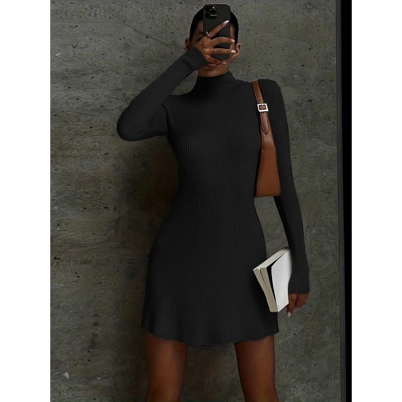 Весенние и осенние женские платья. Вязаное платье в полоску с длинным рукавом и полувысоким воротником. XXL
Весенние и осенние женские платья. Вязаное платье в полоску с длинным рукавом и полувысоким воротником. XXL