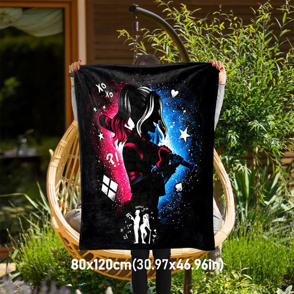 1pc Harley Quinn XO XO Hearts Outdoor Blanket - Throw Blanket, Soft , Flannel Blankets, Living Room, Travel, Camping-1102179 80x120cm
1pc Harley Quinn XO XO Hearts Outdoor Blanket - Throw Blanket, Soft , Flannel Blankets, Living Room, Travel, Camping-1102179 80x120cm