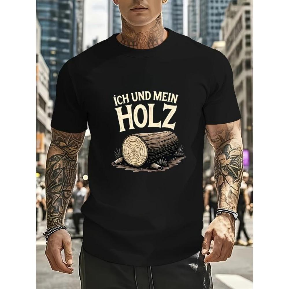 European Sizes Summer 2025 New Men S Stylish Casual Outdoor Short-Sleeve Round-Neck T-Shirt with The _Me And My Holz_ Graphic Print S чёрный
European Sizes Summer 2025 New Men S Stylish Casual Outdoor Short-Sleeve Round-Neck T-Shirt with The _Me And My Holz_ Graphic Print S чёрный