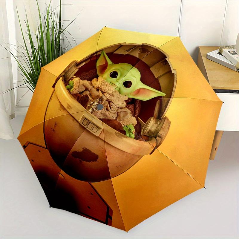 Yoda Themed Automatic opening and closing folding umbrella, 8 rib windproof, compact travel design, suitable for all occasion | Fashion fold
Yoda Themed Automatic opening and closing folding umbrella, 8 rib windproof, compact travel design, suitable for all occasion | Fashion fold