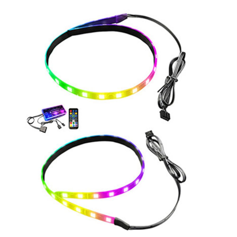 2 шт. RGB светодиодная лента с магнитной лентой 40 см с 5 В 3-контактным argb пультом дистанционного управления для компьютерных корпусов, синхронизация с материнской платой, ритм музыки
2 шт. RGB светодиодная лента с магнитной лентой 40 см с 5 В 3-контактным argb пультом дистанционного управления для компьютерных корпусов, синхронизация с материнской платой, ритм музыки