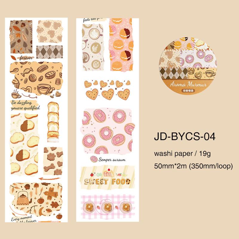 JIANWU Fabric Inspiration Poetry Series Vintage Fruit Flower Landscape Material Collage Washi Tape Creative Journal Stationery
JIANWU Fabric Inspiration Poetry Series Vintage Fruit Flower Landscape Material Collage Washi Tape Creative Journal Stationery