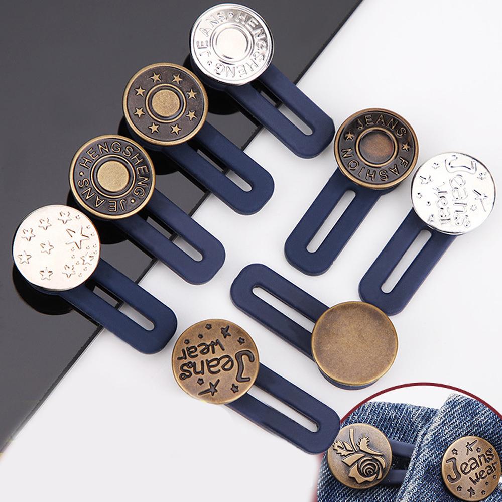 Bow Letter Waist Fastener Jeans Extended Button Waistline Increase Retractable Buckle Buttons 2
Bow Letter Waist Fastener Jeans Extended Button Waistline Increase Retractable Buckle Buttons 2