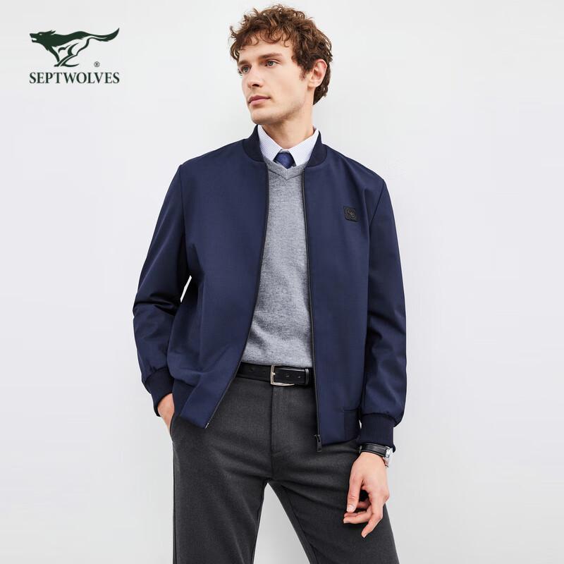 Septwolves Men s Casual Baseball Collar Jacket L
Septwolves Men s Casual Baseball Collar Jacket L