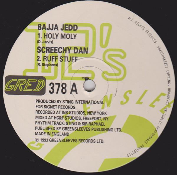 12inch Record BAJJA JEDD / SCREECHY DAN - Holy Moly / Ruff Stuff GRED378 Greensleeves Re 1993 UK Reggae, Ska & Dub Used
12inch Record BAJJA JEDD / SCREECHY DAN - Holy Moly / Ruff Stuff GRED378 Greensleeves Re 1993 UK Reggae, Ska & Dub Used