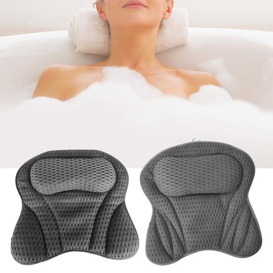 Yousheng Bathtub Pillow Suction Cups Washable Ergonomic Air Mesh Non-slip Neck Shoulder Back Support Thick Soft SPA Headrest Cushion Bathroom Supplies
Yousheng Bathtub Pillow Suction Cups Washable Ergonomic Air Mesh Non-slip Neck Shoulder Back Support Thick Soft SPA Headrest Cushion Bathroom Supplies