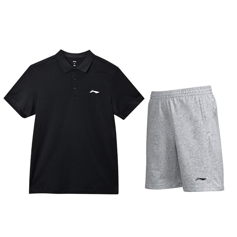 Дышащая рубашка поло с коротким рукавом и шорты с принтом логотипа Li Ning, повседневный спортивный комплект для мужчин YPLU073-2+YKSU179-1 M
Дышащая рубашка поло с коротким рукавом и шорты с принтом логотипа Li Ning, повседневный спортивный комплект для мужчин YPLU073-2+YKSU179-1 M