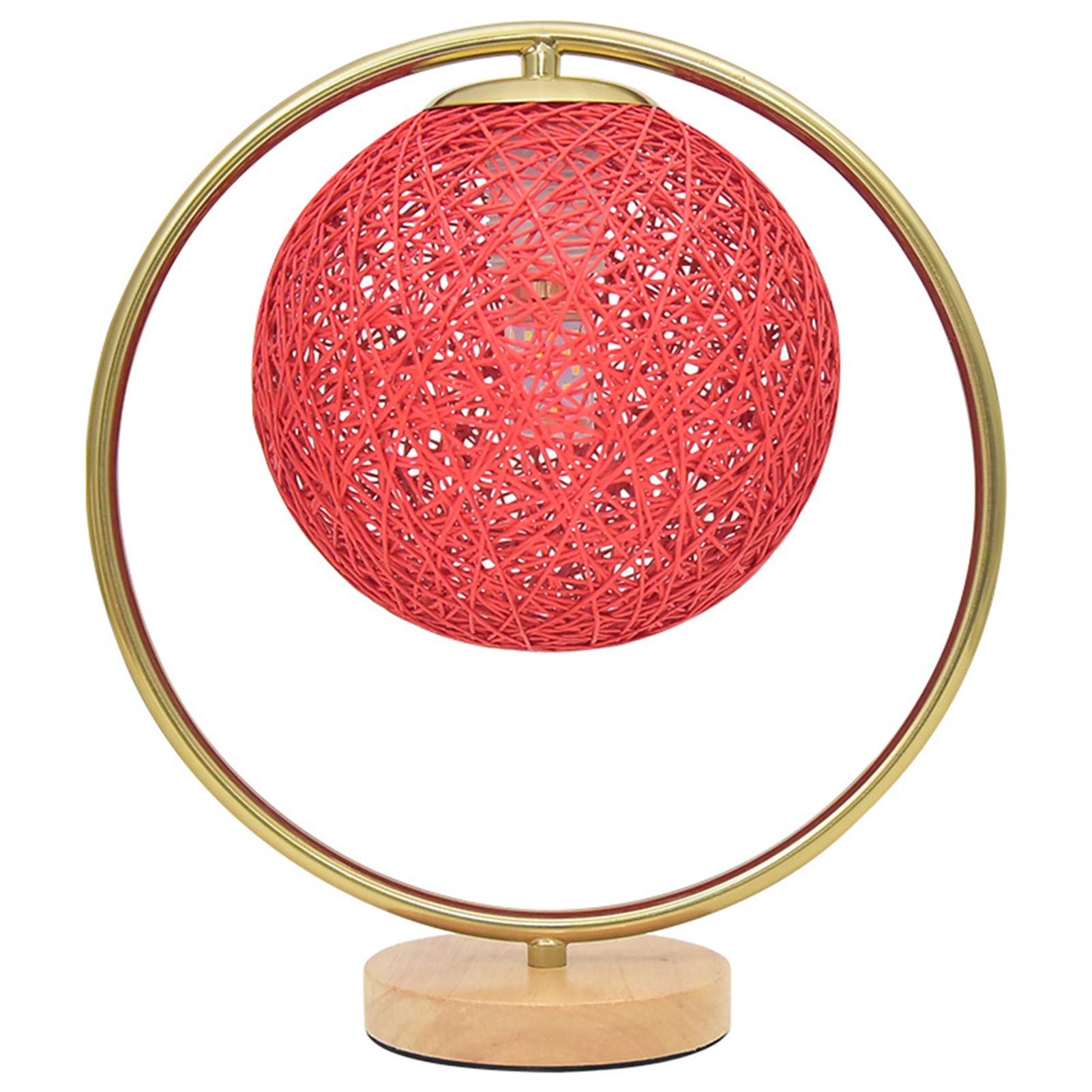 Round Vine Ball Table Lamp Romantic Decorative Night Light for Wedding Bedroom Red
Round Vine Ball Table Lamp Romantic Decorative Night Light for Wedding Bedroom Red