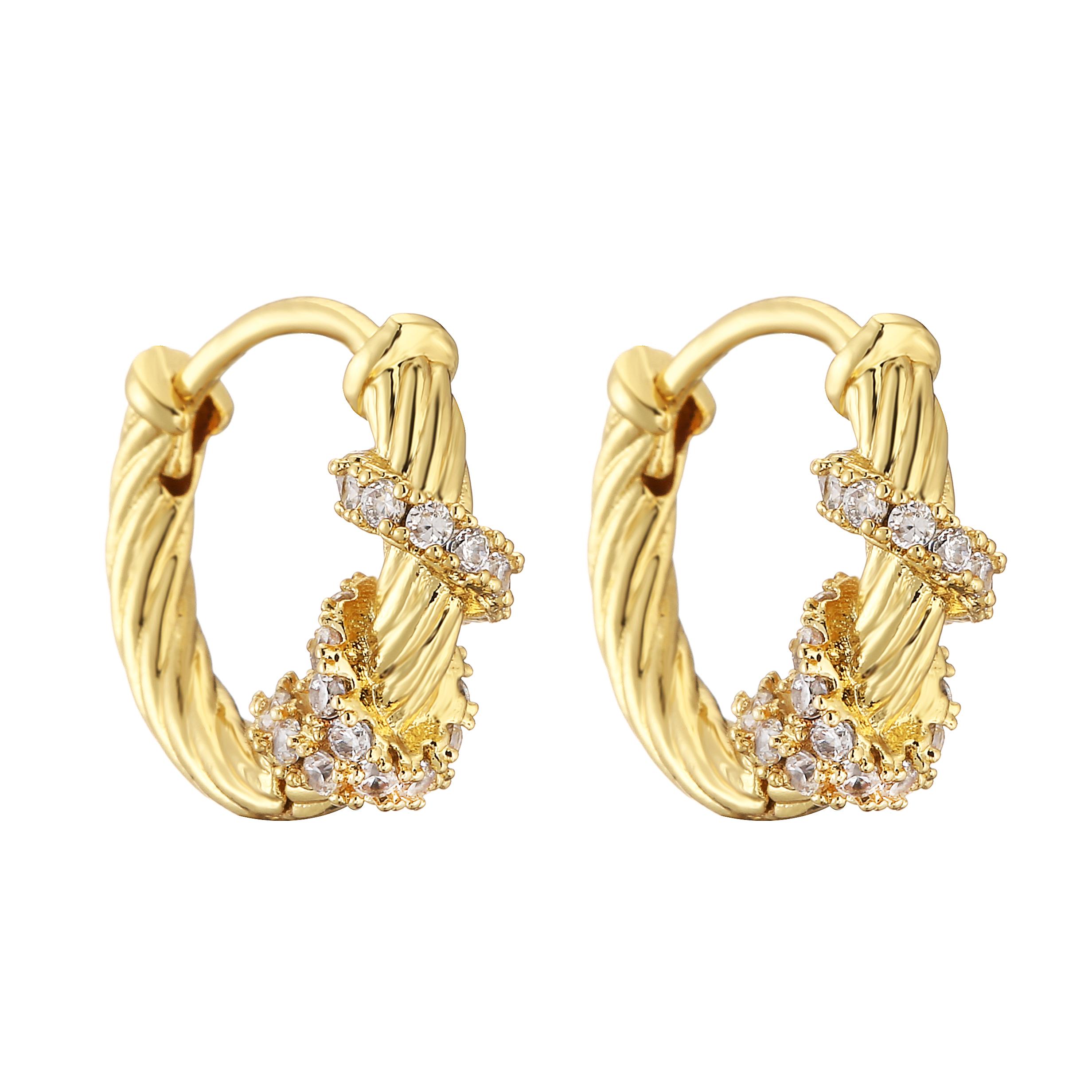 HECHENG,Elegant Round Earrings for Women Luxury Zircon Hoop Earrings Vintage Wedding Engagement Aesthetic Jewerly Copper золотой
HECHENG,Elegant Round Earrings for Women Luxury Zircon Hoop Earrings Vintage Wedding Engagement Aesthetic Jewerly Copper золотой