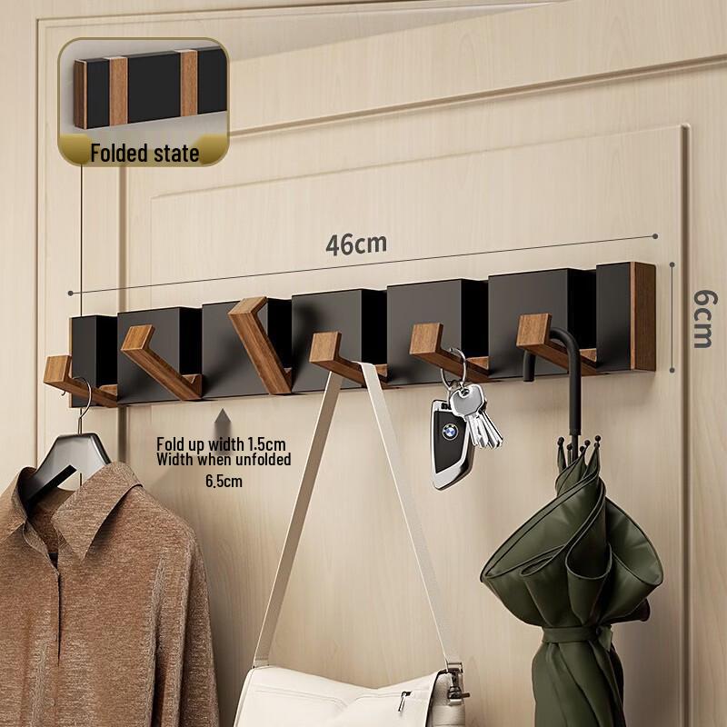 ZNMW Invisible Folding 6-Hook Wall Hanger
ZNMW Invisible Folding 6-Hook Wall Hanger