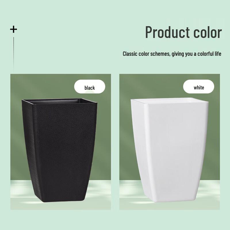 Frosted Square Plastic Planter for Artificial Plants
Frosted Square Plastic Planter for Artificial Plants