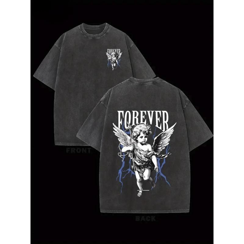 European sizes Men s T-Shirt, Forever Angel Printed T-shirt, High-quality Wax Printed Cotton Retro Fashion Brand T-shirt, Suitable for Summer S чёрный
European sizes Men s T-Shirt, Forever Angel Printed T-shirt, High-quality Wax Printed Cotton Retro Fashion Brand T-shirt, Suitable for Summer S чёрный