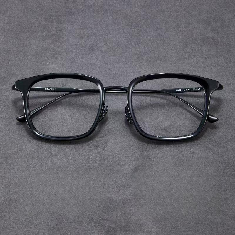 Ultralight Titanium Alloy Matte Glasses Frame Men Business Square Frame High Definition Blue Light Blocking Optical Eyeglasses
Ultralight Titanium Alloy Matte Glasses Frame Men Business Square Frame High Definition Blue Light Blocking Optical Eyeglasses