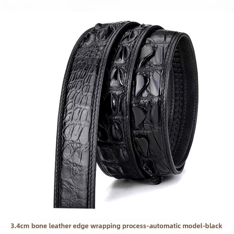 Crocodile belly high-end belt - genuine leather men s business casual belt - smooth, seamless, automatic buckle 120cm
Crocodile belly high-end belt - genuine leather men s business casual belt - smooth, seamless, automatic buckle 120cm