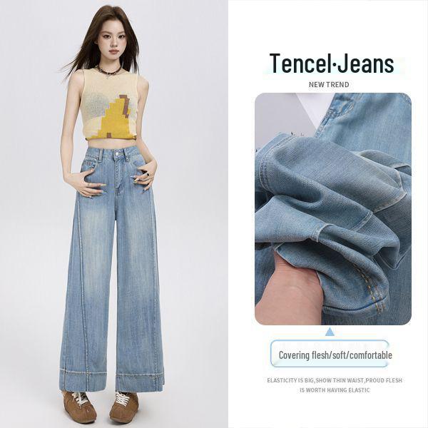 Women s Embroidered High-Waisted Tencel Lyocell Wide-Leg Pants S
Women s Embroidered High-Waisted Tencel Lyocell Wide-Leg Pants S