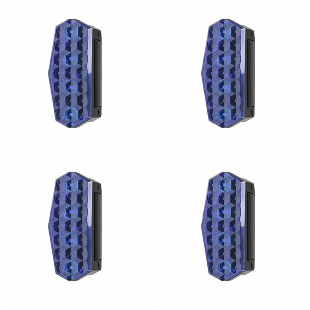 4Pcs Shake To Bright Solar Right-angle Warning Lights High Brightness Flashing Mode Vehicle Led Rear Light Waterproof синій
4Pcs Shake To Bright Solar Right-angle Warning Lights High Brightness Flashing Mode Vehicle Led Rear Light Waterproof синій