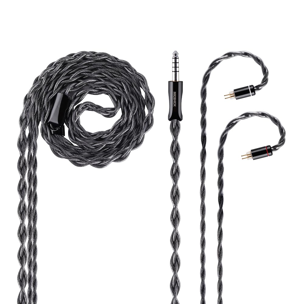 NICEHCK PtGr Earphone 2Pin Graphene Plated Alloy Copper Platinum Plated Single Crystal Copper OCC Plug Hifi Replacement Wire Gauge 19AWG Litz
NICEHCK PtGr Earphone 2Pin Graphene Plated Alloy Copper Platinum Plated Single Crystal Copper OCC Plug Hifi Replacement Wire Gauge 19AWG Litz