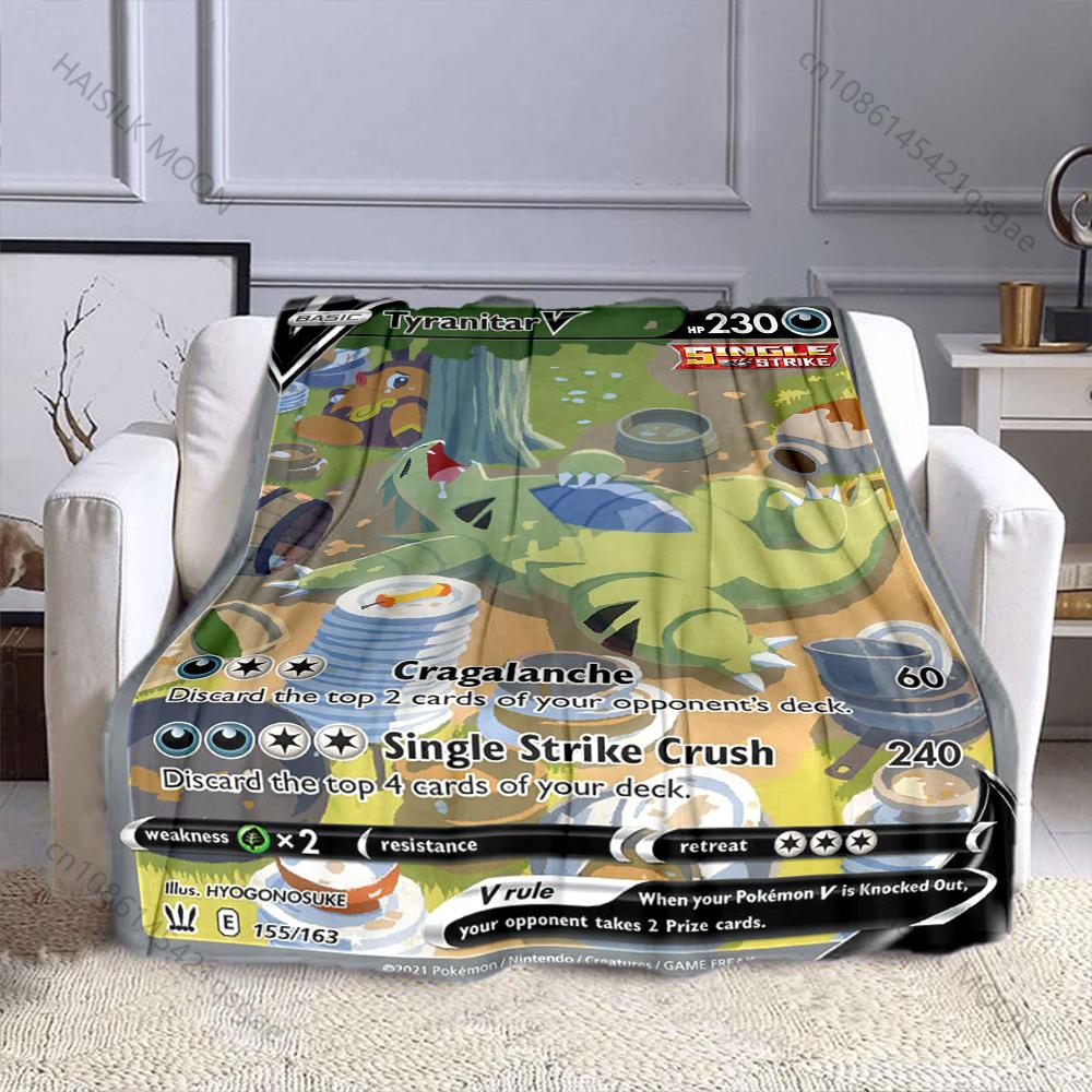 Multiple Sizes Pokémon Tyranitar Cards Print Blanket Adult Children Warm Blankets Home Travel Car Sofa Bed Home Travel Camping 75x90cm
Multiple Sizes Pokémon Tyranitar Cards Print Blanket Adult Children Warm Blankets Home Travel Car Sofa Bed Home Travel Camping 75x90cm
