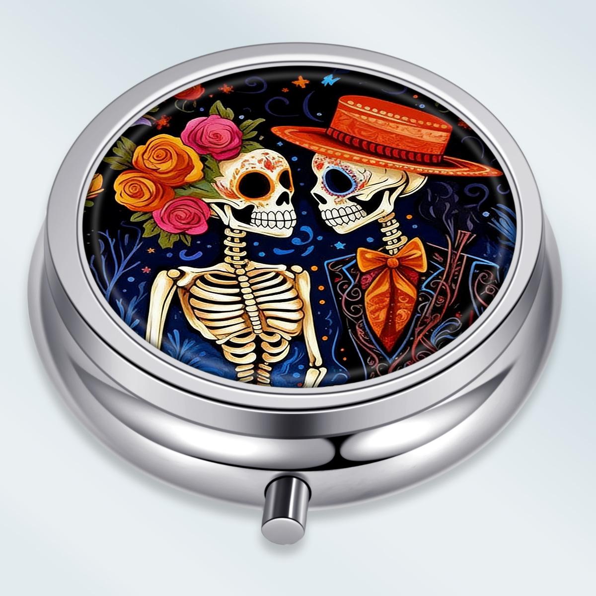 Portable Pill Box with 3 Compartments, Mini Metal Medicine Organizer Case, Cute Printed Pill Container for Vitamins, Pills, Jewelry, Travel, Daily Use разноцветный
Portable Pill Box with 3 Compartments, Mini Metal Medicine Organizer Case, Cute Printed Pill Container for Vitamins, Pills, Jewelry, Travel, Daily Use разноцветный