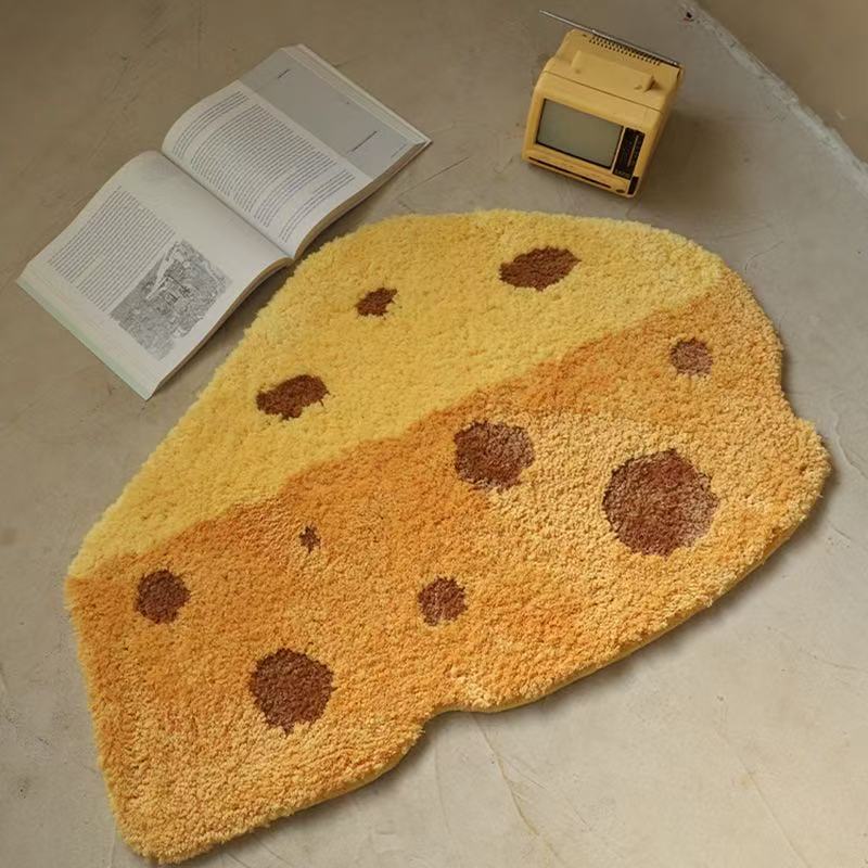 Cartoon Cheese Carpet Bedroom Anti-Slip Bedside Foot Mat Living Room Sofa Floor Mat Balcony Door Mat Home Decoration 40x60cm 16x24inch
Cartoon Cheese Carpet Bedroom Anti-Slip Bedside Foot Mat Living Room Sofa Floor Mat Balcony Door Mat Home Decoration 40x60cm 16x24inch
