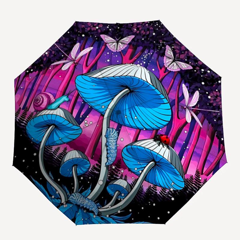 1pc Fantasy Mushroom Automatic Folding Umbrella - Design, Durable Iron Frame for Travel, Outdoor, Beach Fashion Accessory a0920009
1pc Fantasy Mushroom Automatic Folding Umbrella - Design, Durable Iron Frame for Travel, Outdoor, Beach Fashion Accessory a0920009