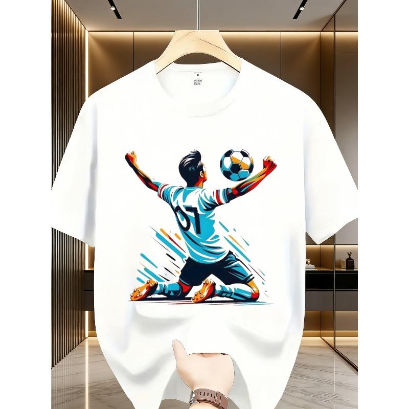 Men s Soccer Celebration T-Shirt with Goalkeeper Print - Breathable Crew Neck Short Sleeve Tee, Matches & Casual Wear - Machine Washable Summer S белый
Men s Soccer Celebration T-Shirt with Goalkeeper Print - Breathable Crew Neck Short Sleeve Tee, Matches & Casual Wear - Machine Washable Summer S белый
