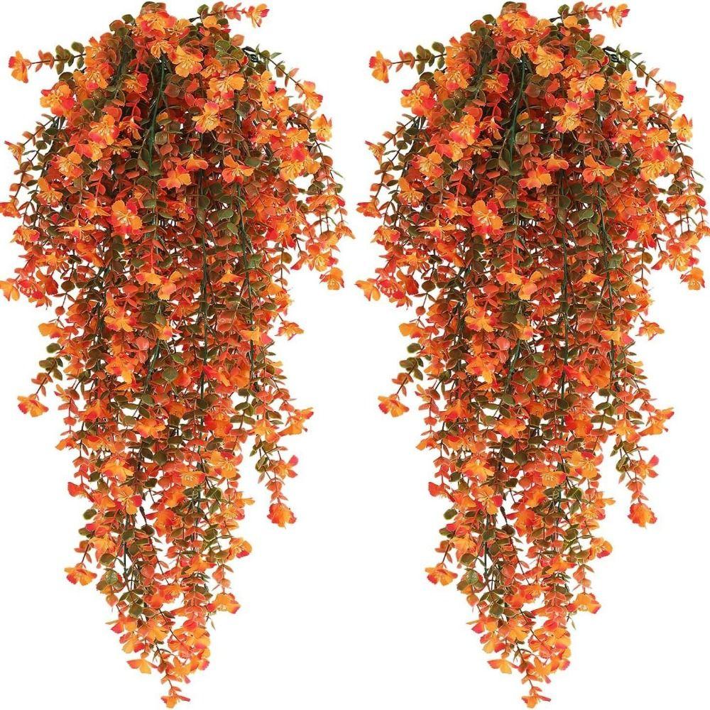 Silk Faux Eucalyptus Leaves Multicolor Simulation Plants Vine Indoor Outdoor помаранчевий
Silk Faux Eucalyptus Leaves Multicolor Simulation Plants Vine Indoor Outdoor помаранчевий