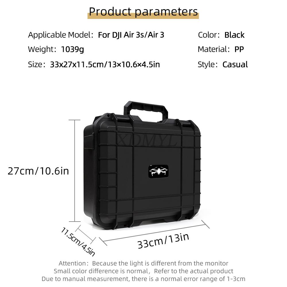 Explosion-proof Safety Box Suitcase Large Capacity Carrying Case With Strape Hard Shell For DJI Air 3/Air 3S Drone Accessories сірий білий колір
Explosion-proof Safety Box Suitcase Large Capacity Carrying Case With Strape Hard Shell For DJI Air 3/Air 3S Drone Accessories сірий білий колір