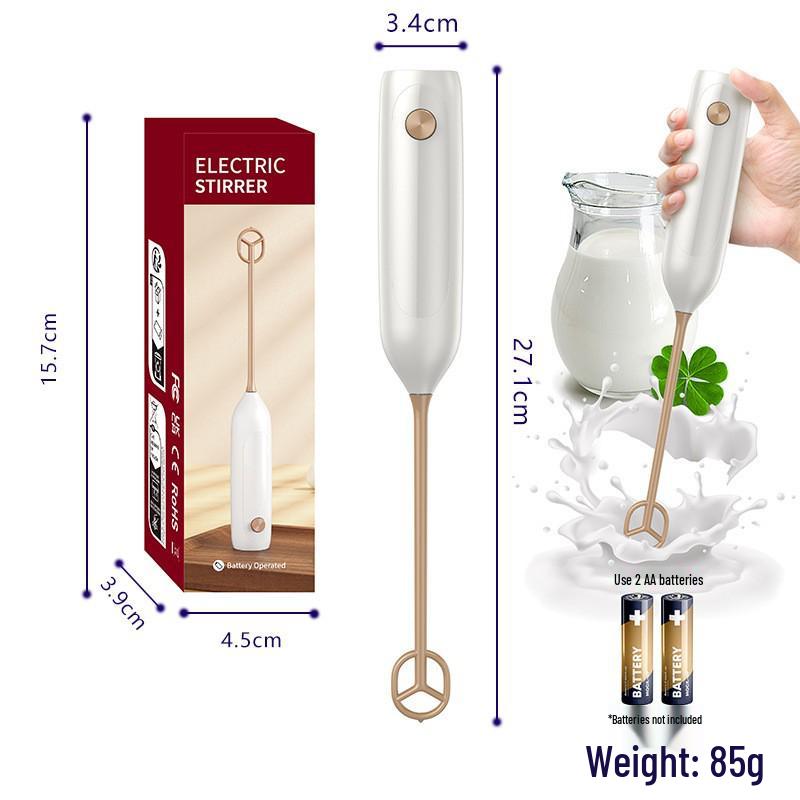 Беспроводной двухцелевой вспениватель молока и кофе с насадкой для взбивания яиц Battery Operated Milk Frother - White белый
Беспроводной двухцелевой вспениватель молока и кофе с насадкой для взбивания яиц Battery Operated Milk Frother - White белый