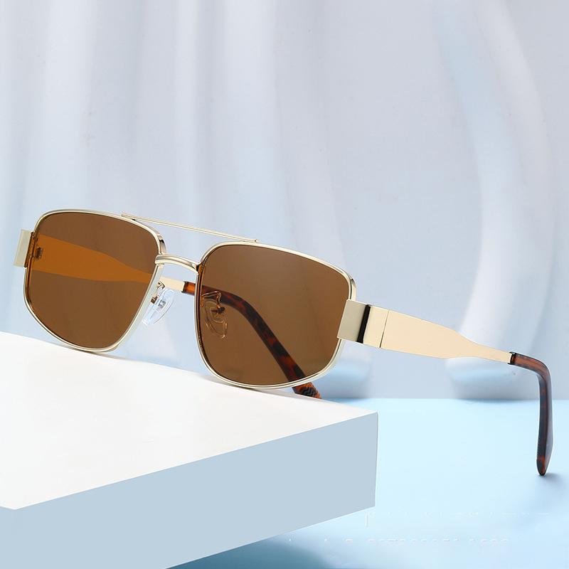 Double-barrel Metal Sunglassesfashionable And High-end UV Protection Sunglasses Trendy And Versatile Sunglasses For Men 2183 коричневый
Double-barrel Metal Sunglassesfashionable And High-end UV Protection Sunglasses Trendy And Versatile Sunglasses For Men 2183 коричневый