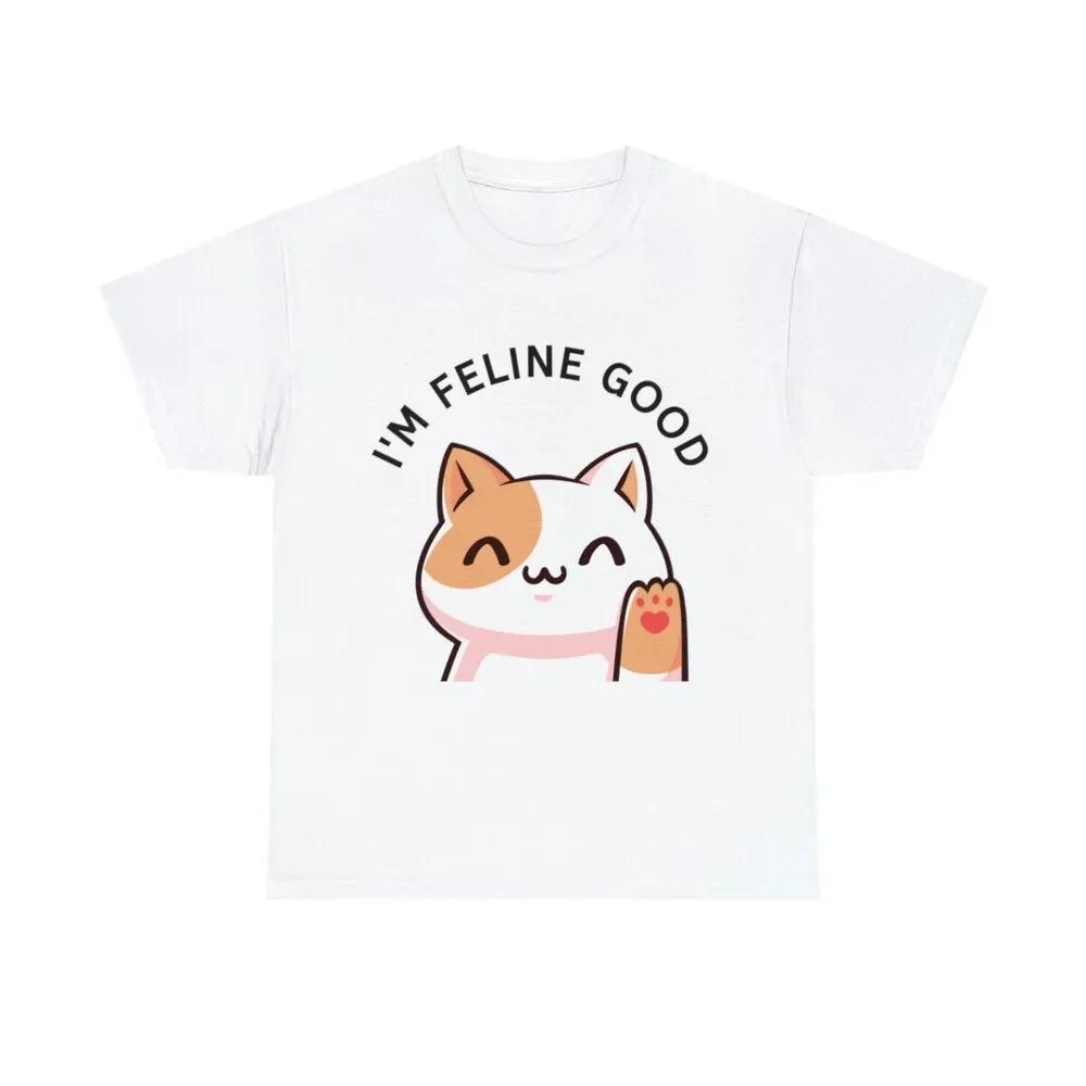 Kawaii Women Cartoon Graphic TShirt Funny Cat Pun Unisex Heavy Loose Unisex Summer Quick Drying Tshirt Unisex Streetwear Tops Tee S
Kawaii Women Cartoon Graphic TShirt Funny Cat Pun Unisex Heavy Loose Unisex Summer Quick Drying Tshirt Unisex Streetwear Tops Tee S
