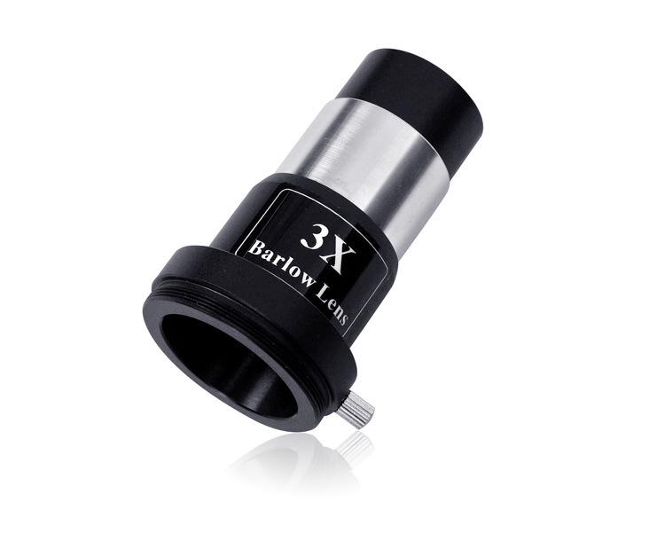 3X Magnification Multiplier, 1.25 inch: Enhances magnification for observing distant targets.
3X Magnification Multiplier, 1.25 inch: Enhances magnification for observing distant targets.