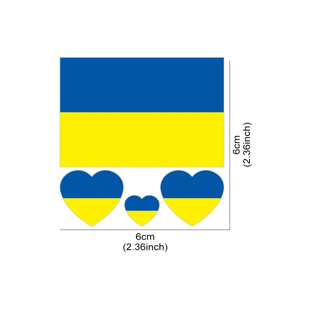 4pcs/ Ukraine Flag Heart Shaped Car Stickers Auto Motorcycle PVC Sticker Waterproof Styling Decal Car Exterior Accessories
4pcs/ Ukraine Flag Heart Shaped Car Stickers Auto Motorcycle PVC Sticker Waterproof Styling Decal Car Exterior Accessories