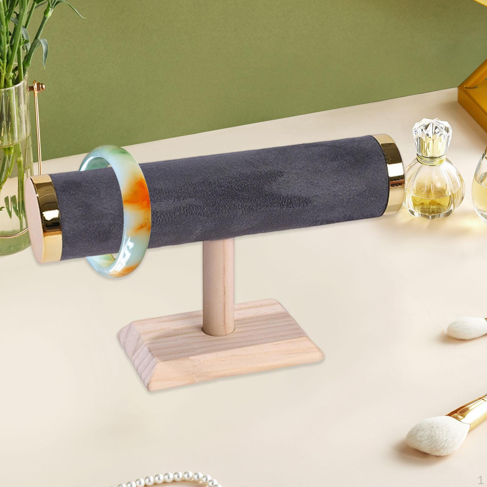 Подставка для браслетов ювелирных изделий, держатель для браслетов, стол с деревянной основой, модная стойка для хранения
Подставка для браслетов ювелирных изделий, держатель для браслетов, стол с деревянной основой, модная стойка для хранения