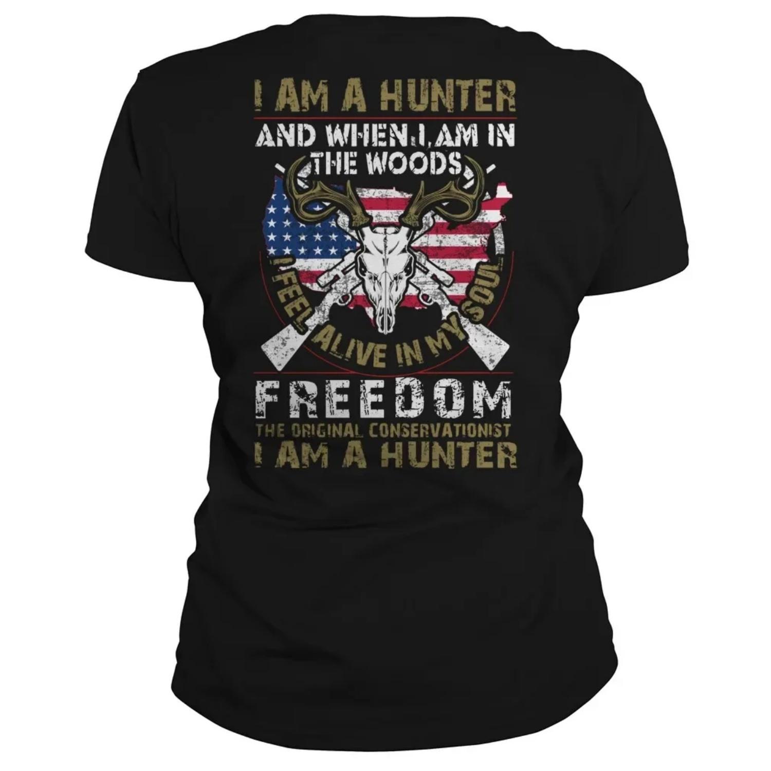American Hunter Inscriptions T-Shirt 100% Cotton O-Neck Summer Short Sleeve Casual Mens T-shirt Size S-3XL XXXXXL чорний
American Hunter Inscriptions T-Shirt 100% Cotton O-Neck Summer Short Sleeve Casual Mens T-shirt Size S-3XL XXXXXL чорний
