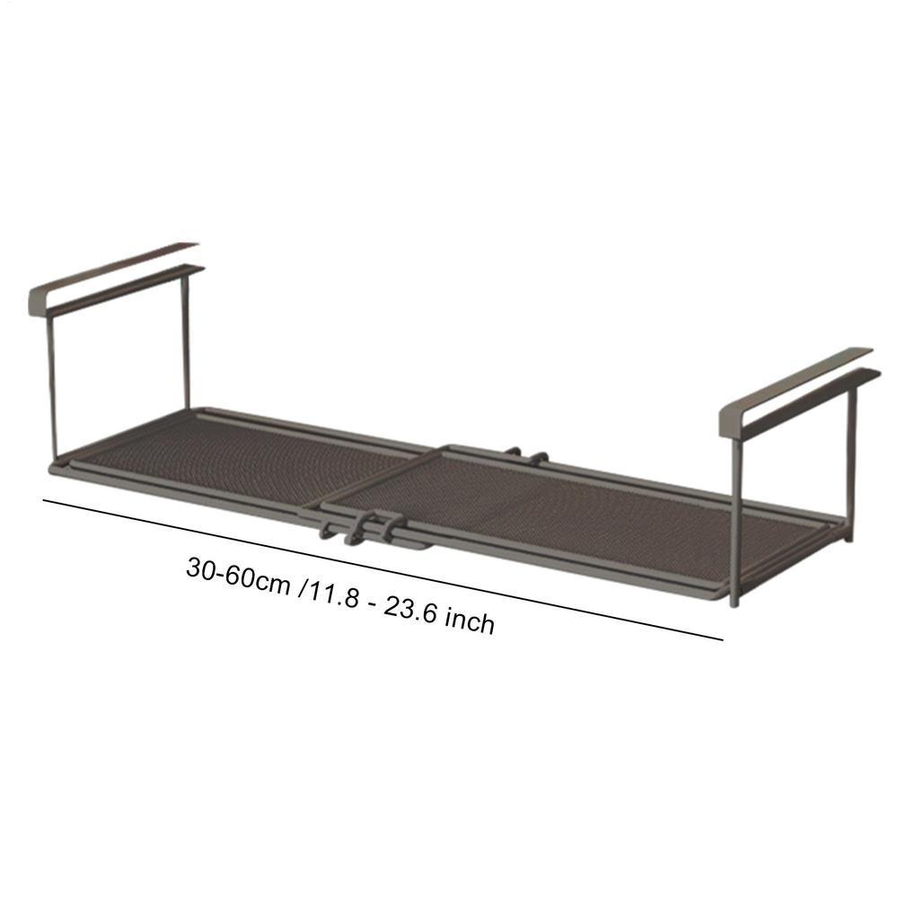 Extendable Under Cabinet Organizer Shelf Metal Under Desk Storage Rack Multipurpose Kitchen Household Hanging Storage Basket
Extendable Under Cabinet Organizer Shelf Metal Under Desk Storage Rack Multipurpose Kitchen Household Hanging Storage Basket