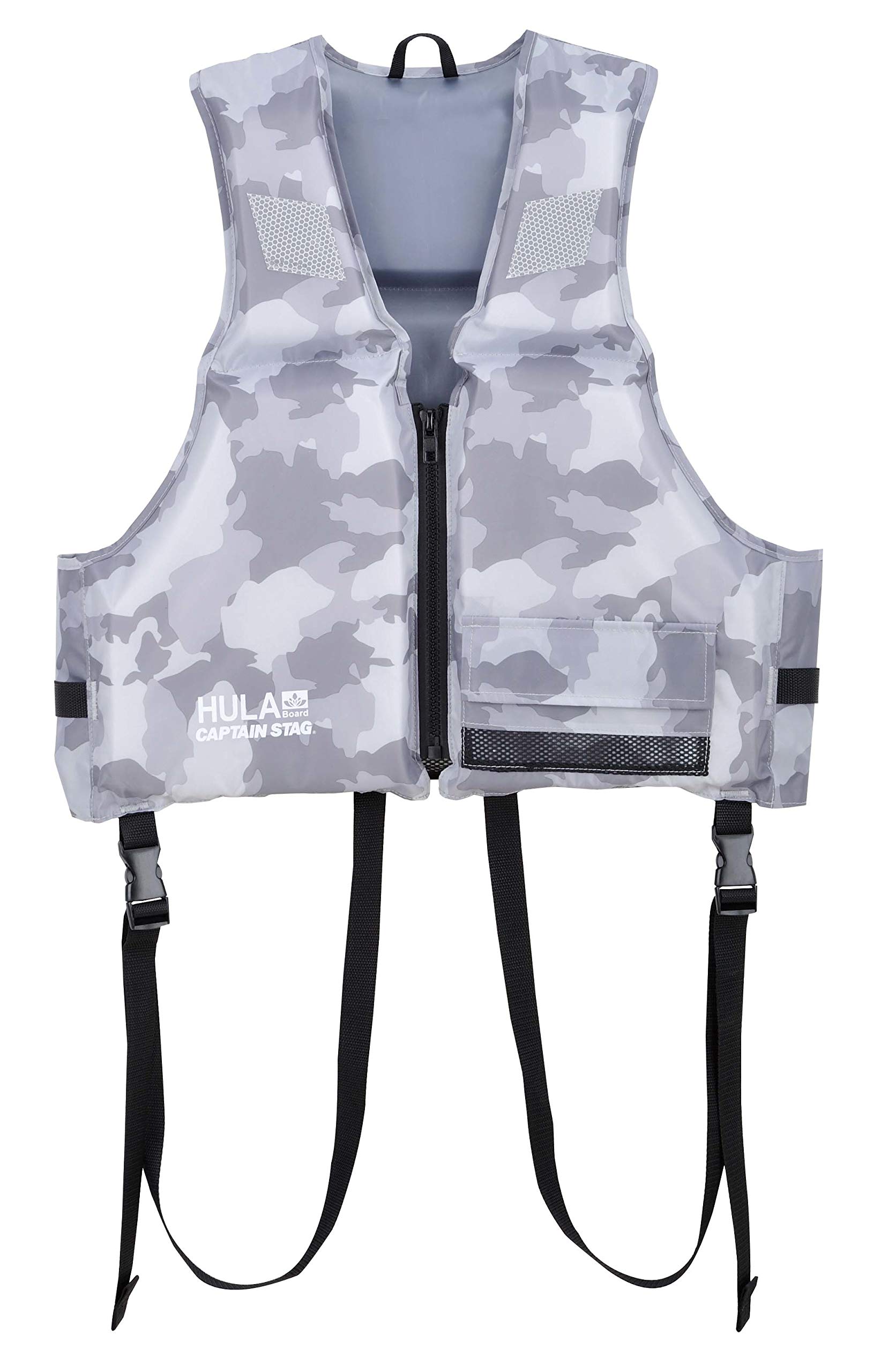 CAPTAIN STAG Floating Vest with Reflective Tape and HULA Pockets, Adult, Camouflage, US-3009
CAPTAIN STAG Floating Vest with Reflective Tape and HULA Pockets, Adult, Camouflage, US-3009