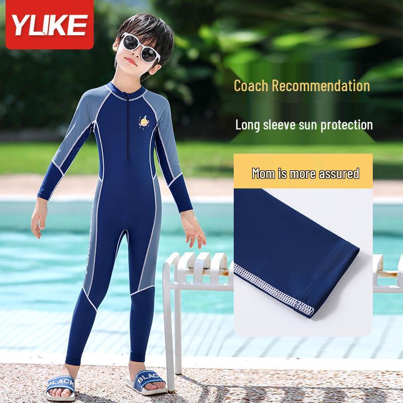 2025 New Style Children s Quick-Dry Long Sleeve One-Piece Swimsuit with Sun Protection for Boys 6XL темно-синий
2025 New Style Children s Quick-Dry Long Sleeve One-Piece Swimsuit with Sun Protection for Boys 6XL темно-синий
