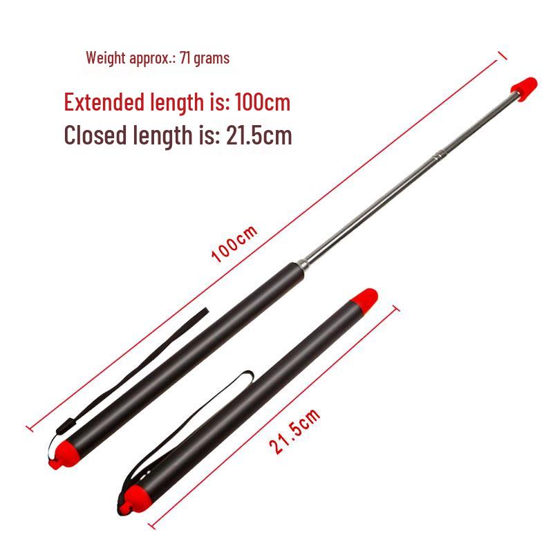 Red Head Retractable Multi-functional Teaching Stick - Teacher s Exclusive Baton for Home Tutoring and Finger Reading
Red Head Retractable Multi-functional Teaching Stick - Teacher s Exclusive Baton for Home Tutoring and Finger Reading