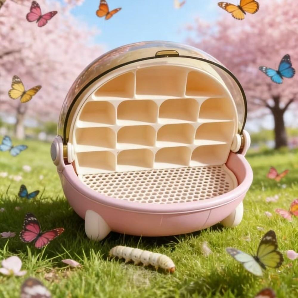Multi-functional Silkworm Breeding Box Handle Insect Terrarium Insect Breeding Box School Activity A-Pink
Multi-functional Silkworm Breeding Box Handle Insect Terrarium Insect Breeding Box School Activity A-Pink